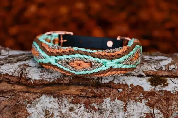 Knüpfgold individualisiertes Halsband - Muster