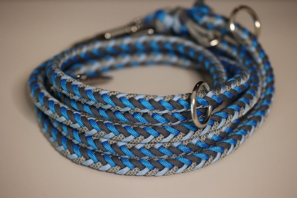 individualisierte Leine - Muster "Herringbone"