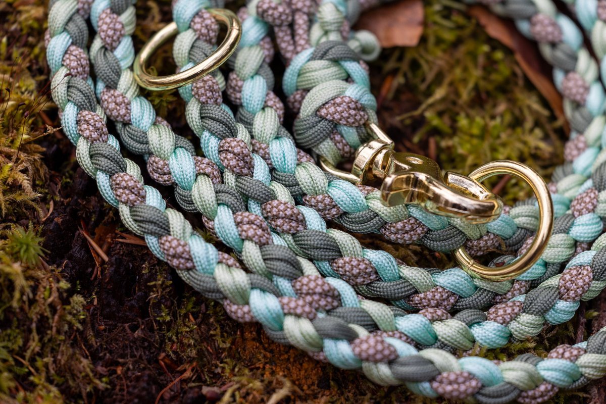 individualisierbare Hundeleine - Muster "Double Braid"