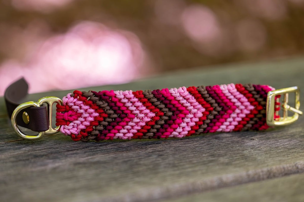 Hundehalsband "Ruby Dream" aus Paracord