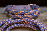 Knüpfgold Hundehalsband "Sunset" aus Paracord