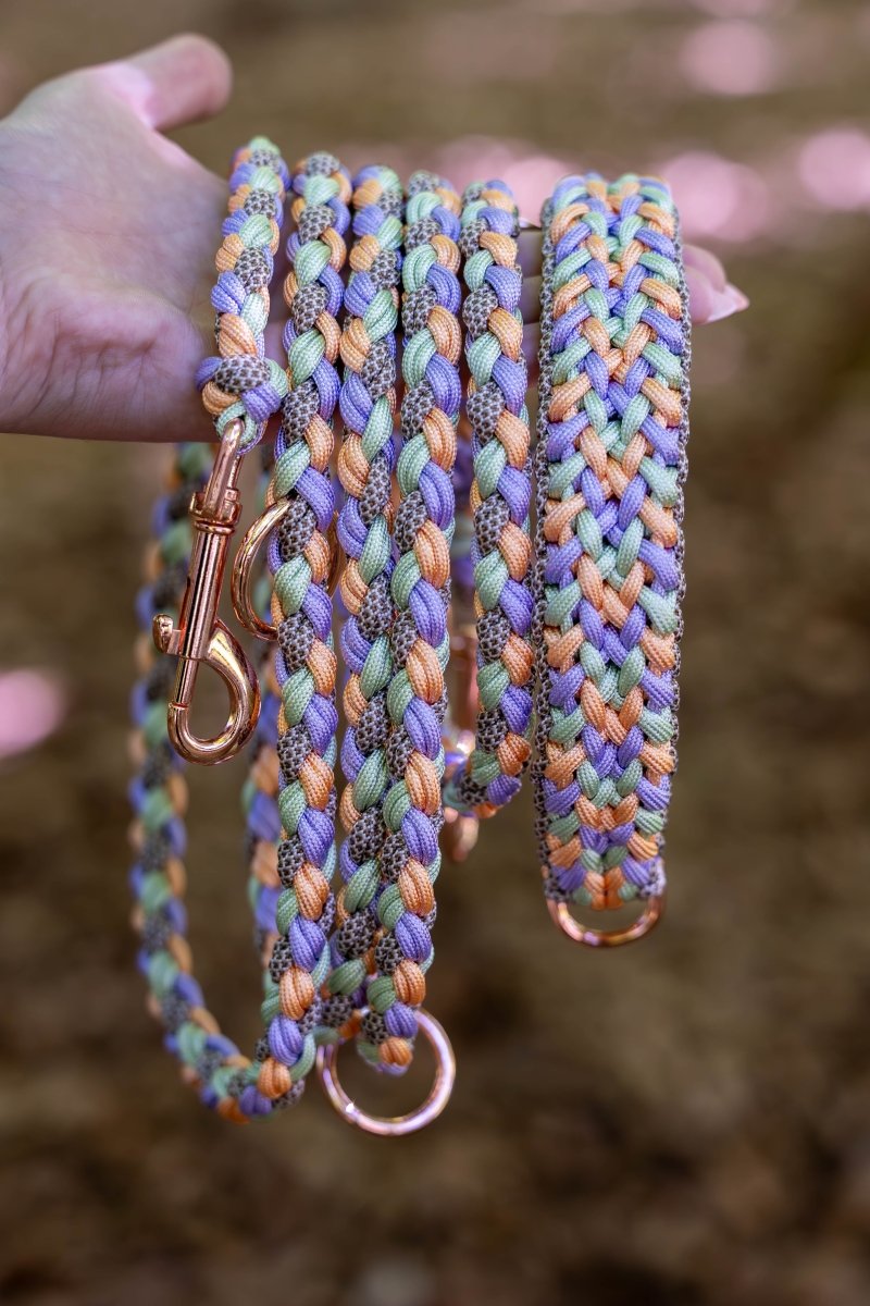 Knüpfgold Hundeleine "Harmony" aus Paracord