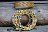 Knüpfgold Hundeleine "Mirage" aus Paracord