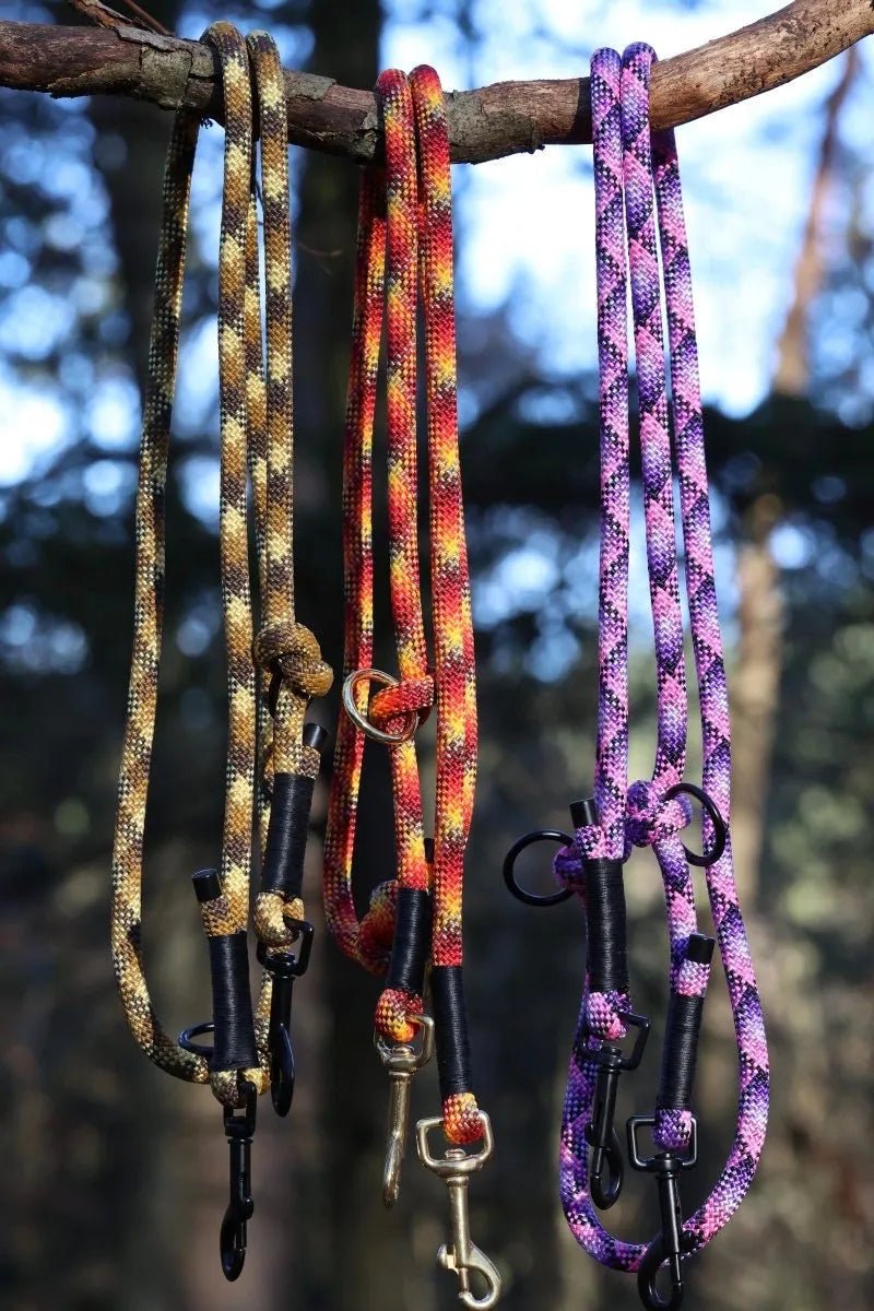 Hundeleine „Classic“ Rot | Gelb f0r6vf-0r.myshopify.com