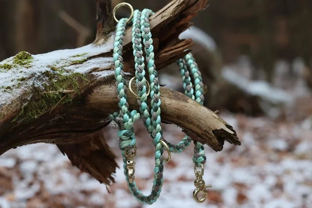 Hundeleine "Emerald" aus Paracord f0r6vf-0r.myshopify.com