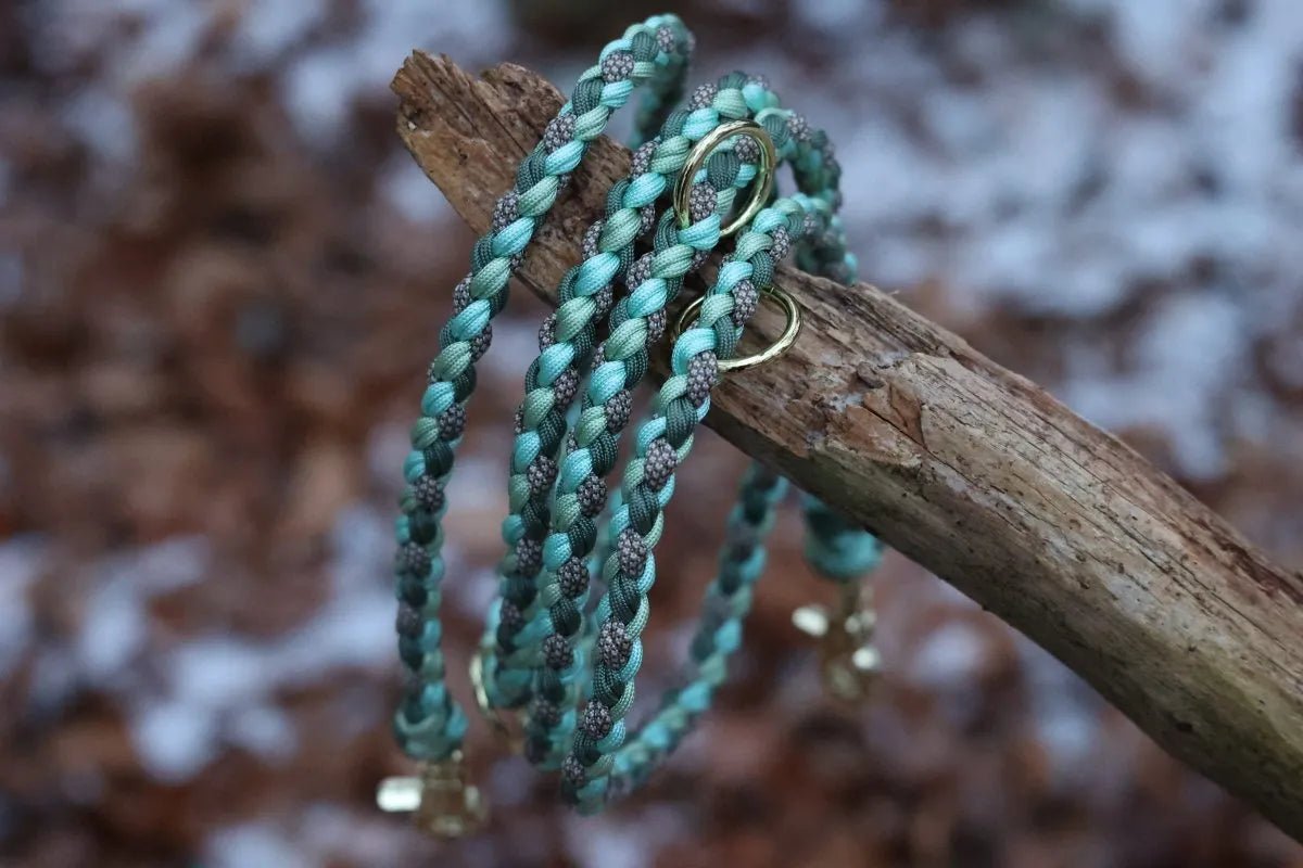 Hundeleine "Emerald" aus Paracord f0r6vf-0r.myshopify.com