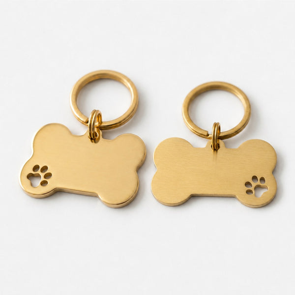 Hundemarke individualisiert - Gold