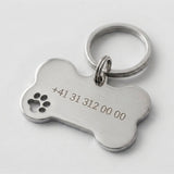 Knüpfgold Hundemarke individualisiert - Silber
