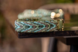 Knüpfgold individualisiertes Halsband - Muster "Valentine"