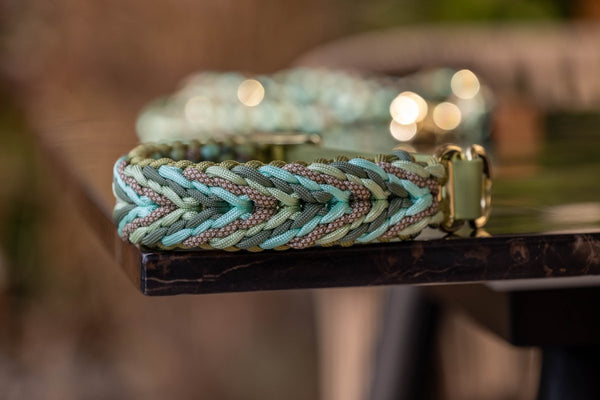 Knüpfgold individualisiertes Halsband - Muster 