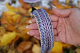 Knüpfgold individualisiertes Hundehalsband - Muster "Shining Sun"