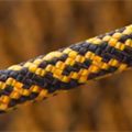 Paracord-Farbe Carbon Black Royal Orange